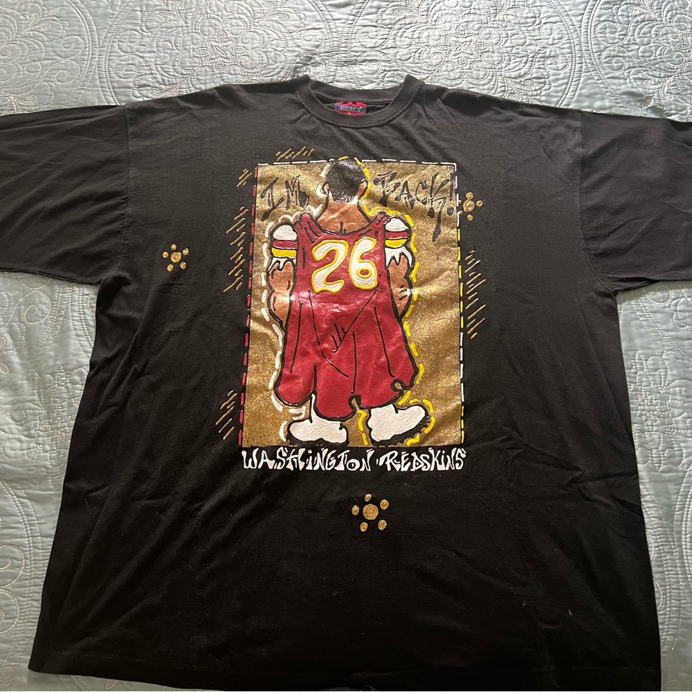 Washington Redskins Clinton Portis #26 Hand Painted T-Shirt - Size 3X